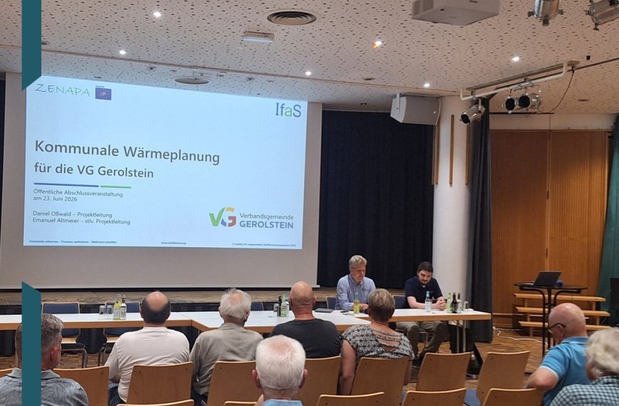 Abschlussveranstaltung Kommunale Wärmeplanung Gerolstein