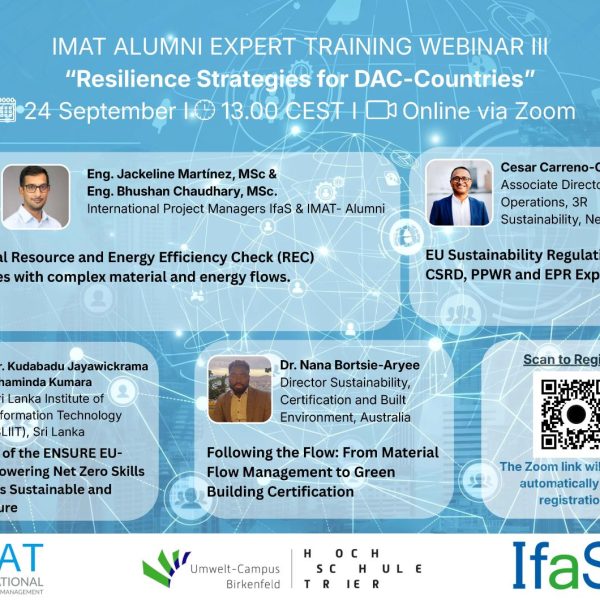 IMAT Alumni Expert Training Webinar III – Jetzt anmelden