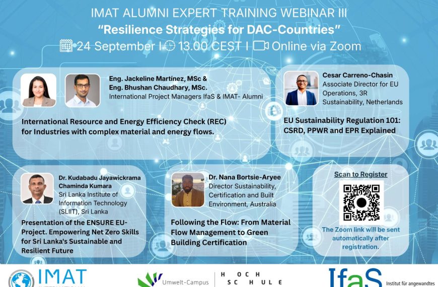 IMAT Alumni Expert Training Webinar III – Jetzt anmelden